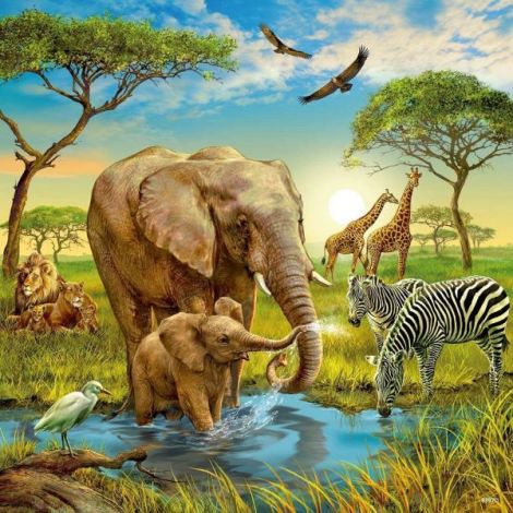 Puzzle Animalele Pamantului, 3X49 Piease - imagine 7